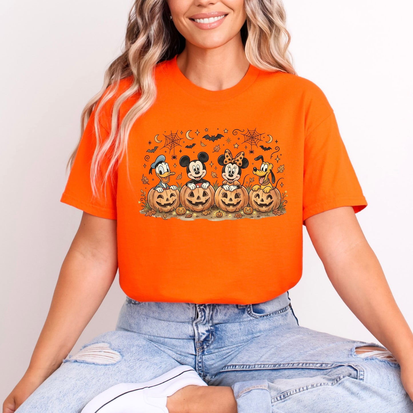 HALLOWEEN PUMPKIN MICKEY AND PALS