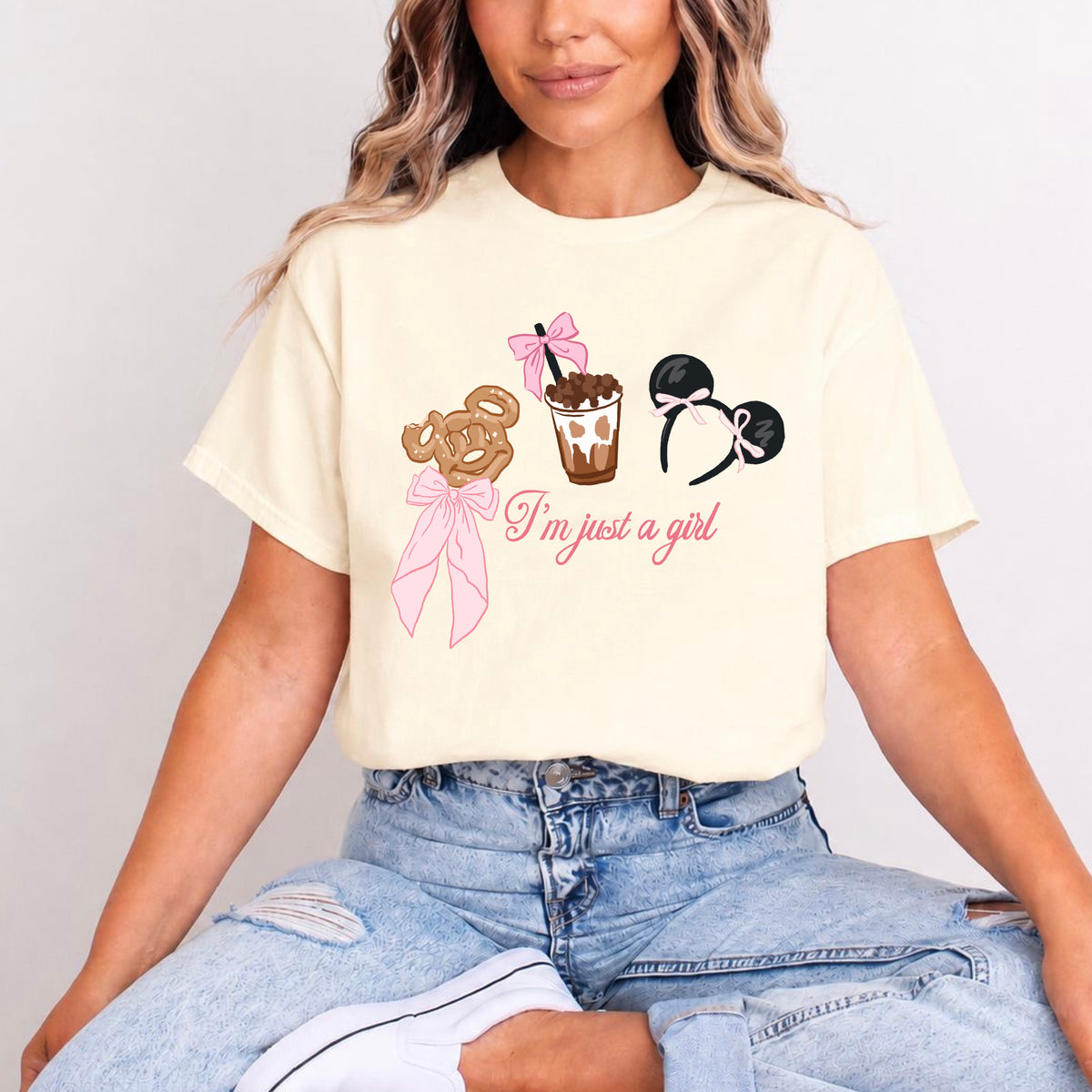 I'M JUST A GIRL T.SHIRT Design No. 152