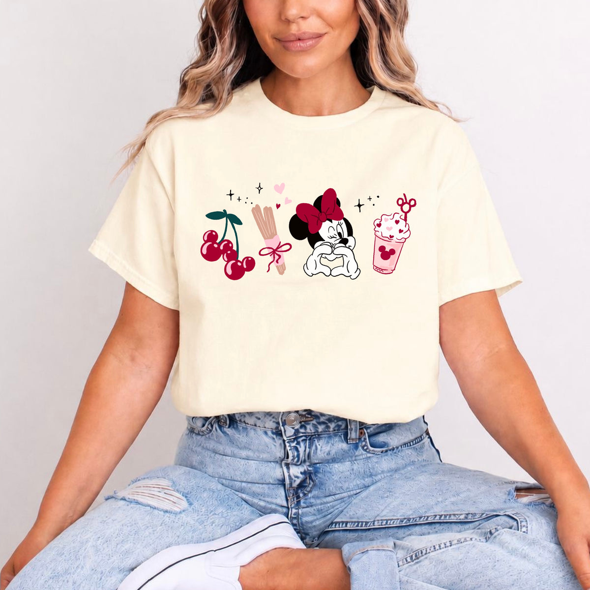 MINNIE CHERRY LOVE T.SHIRT Design No. 125