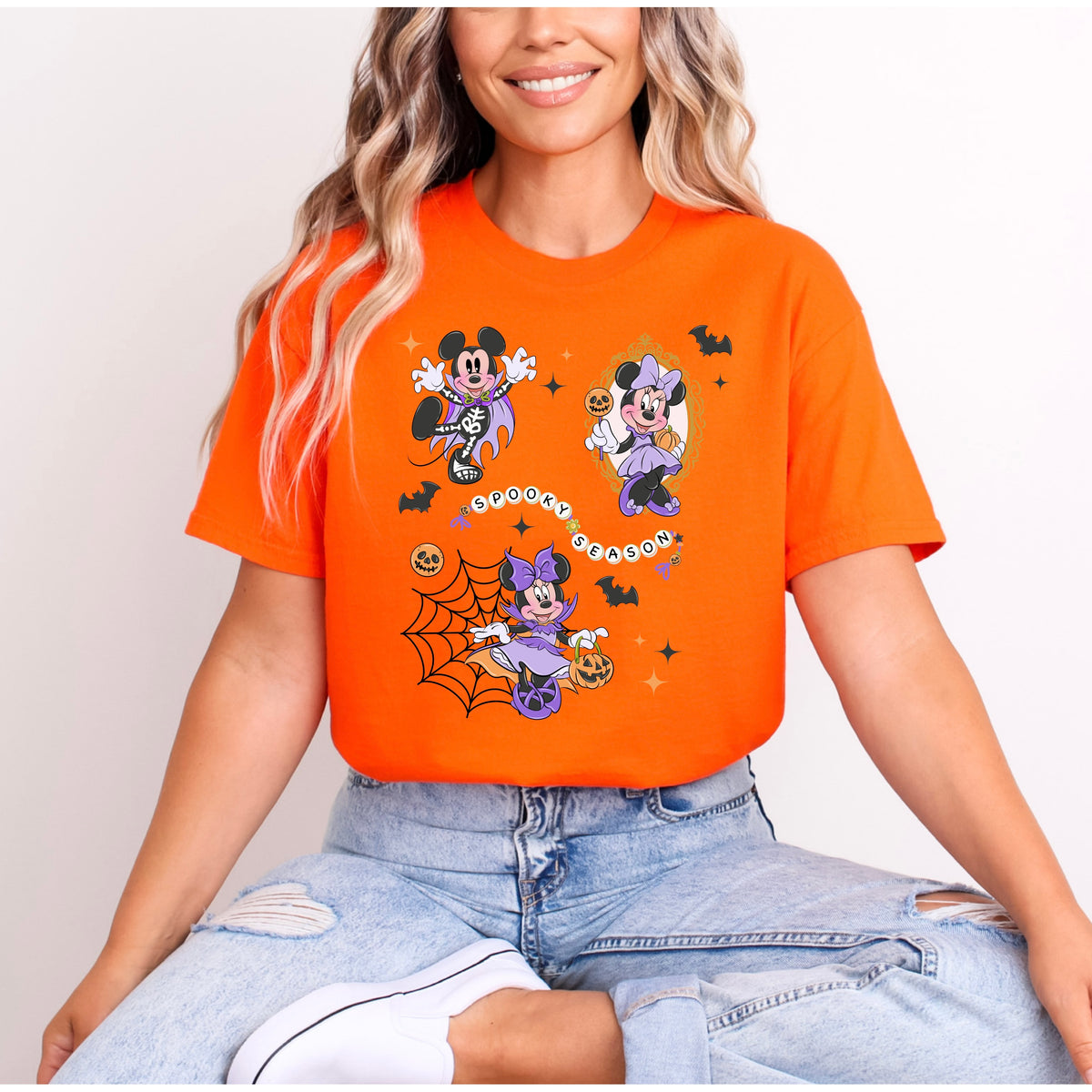 MICKEY AND MINNIE SPOOKY SEASON T.SHIRT Design No. 143