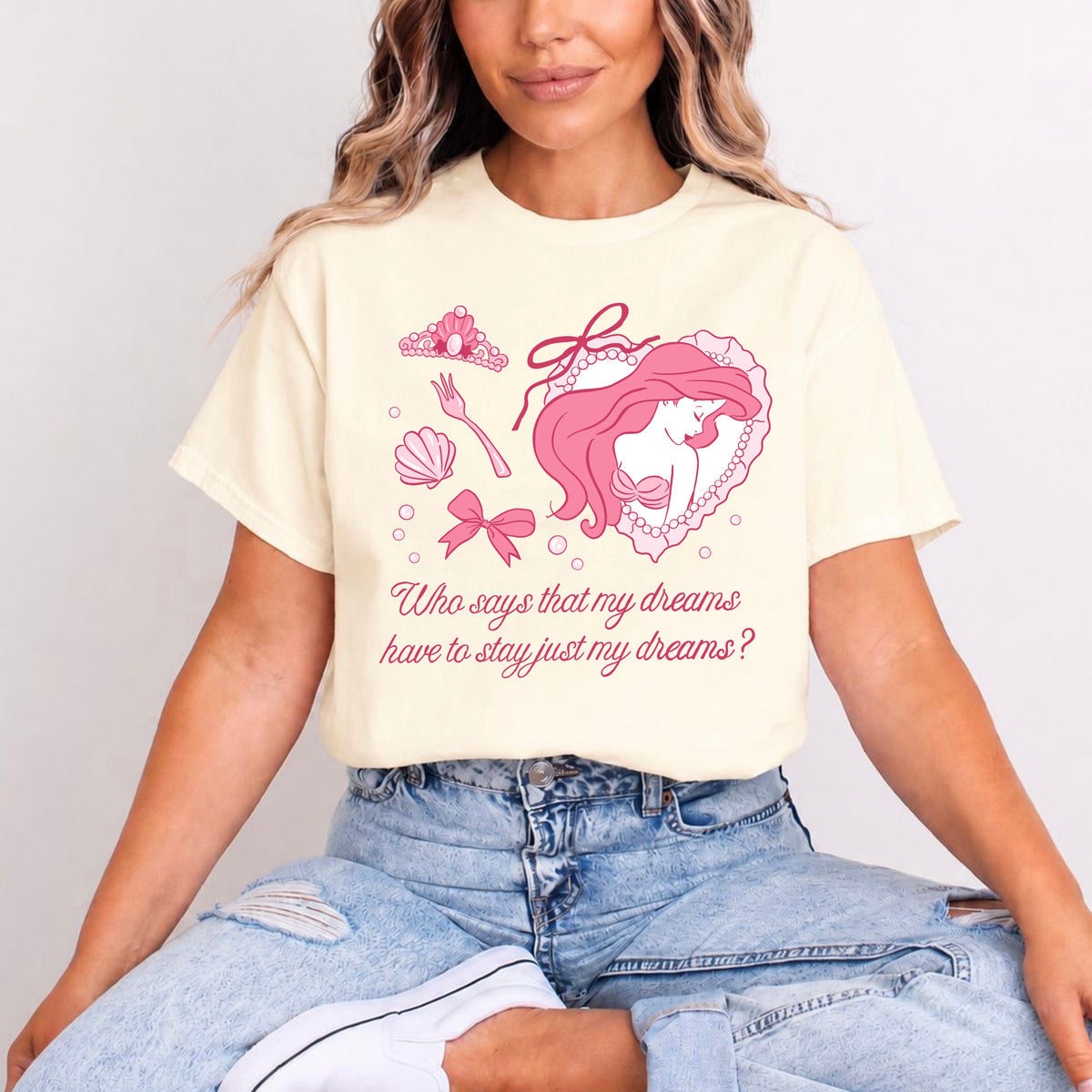PRINCESS ARIEL PRETTY PINK T.SHIRT