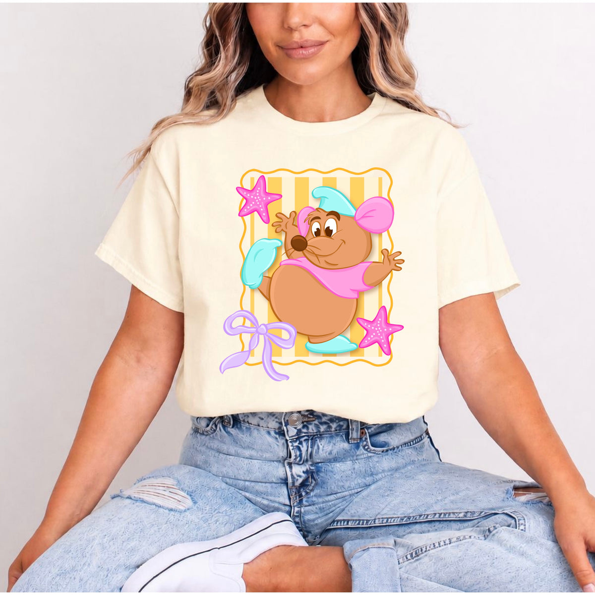GUS GUS SEASIDE CUTIES T.SHIRT