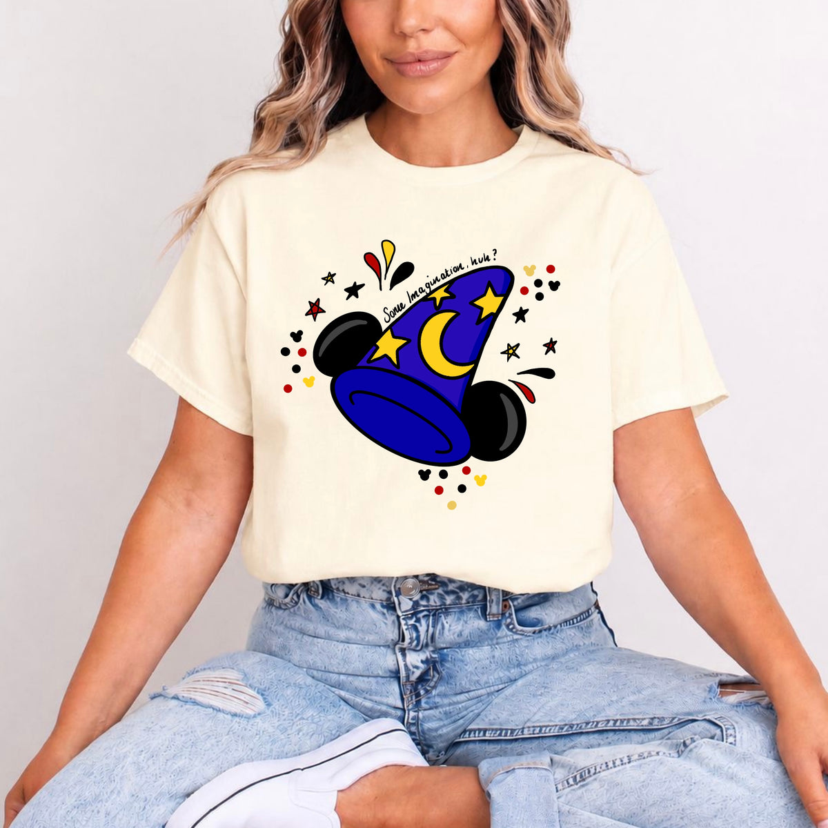 BLUE SORCERER MICKEY FANTASMIC T.SHIRT Design No. 2