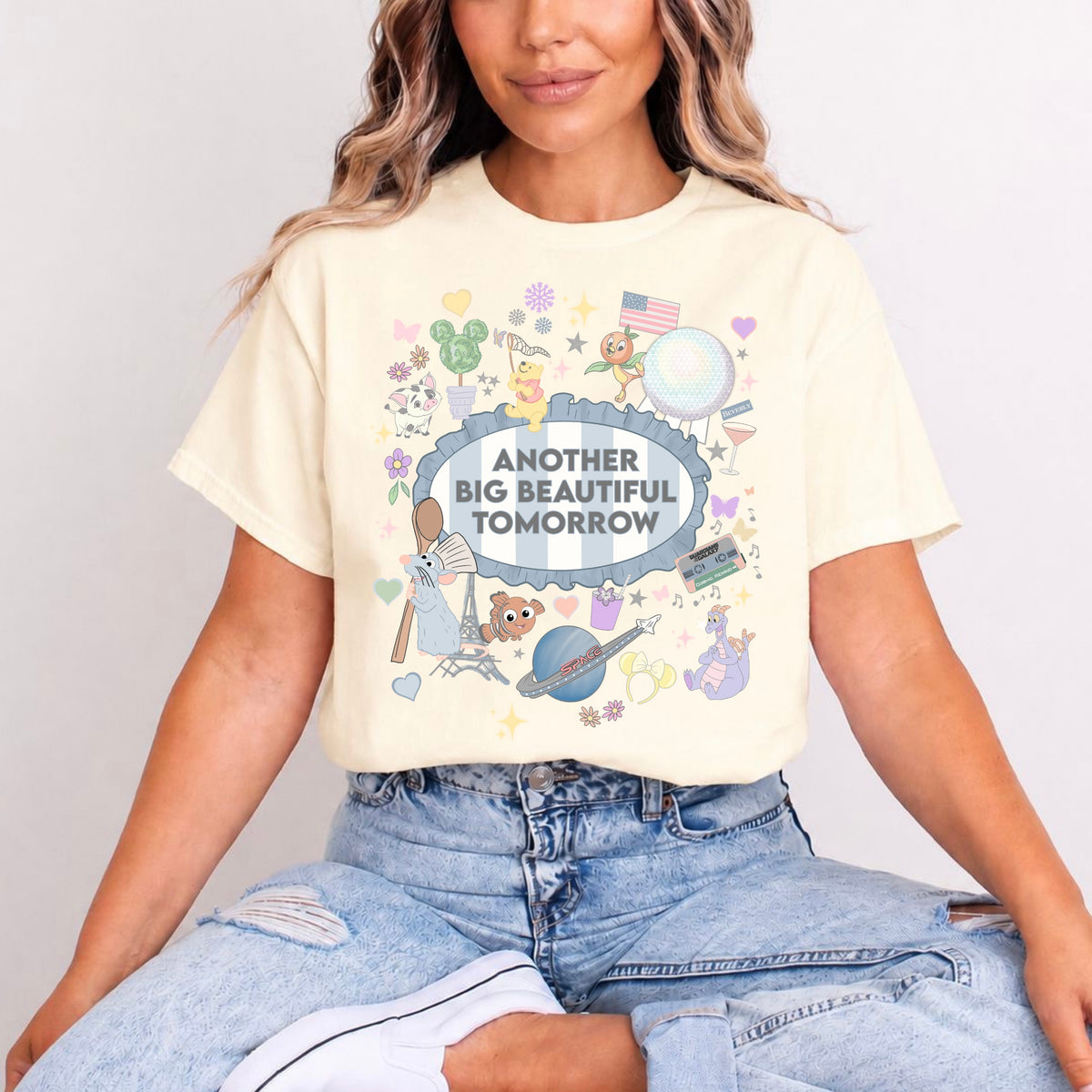 EPCOT ANOTHER BIG BEAUTIFUL TOMORROW T.SHIRT Design No. 6