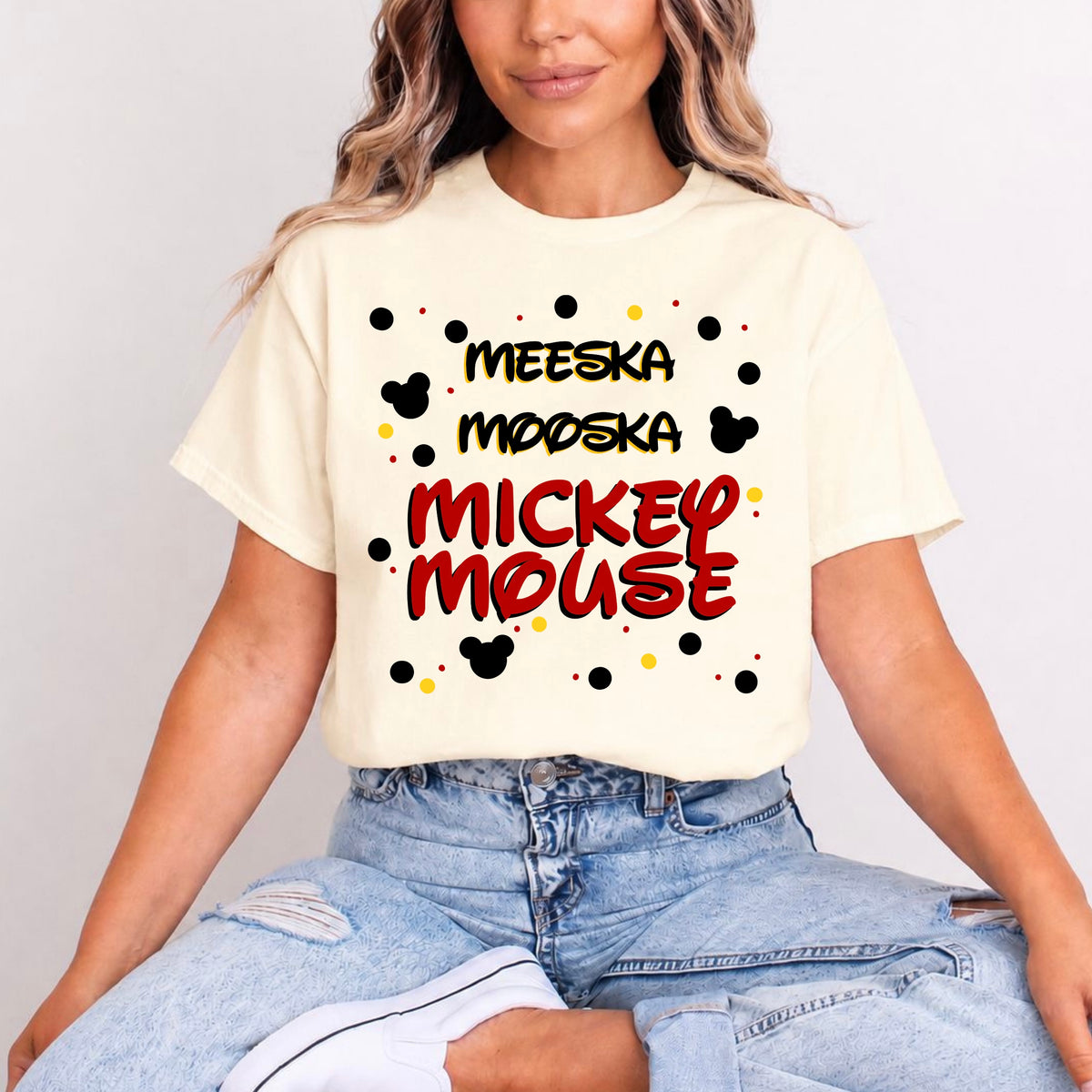 MICKEY MOUSE MEESKA MOOSKA T.SHIRT Design No. 10