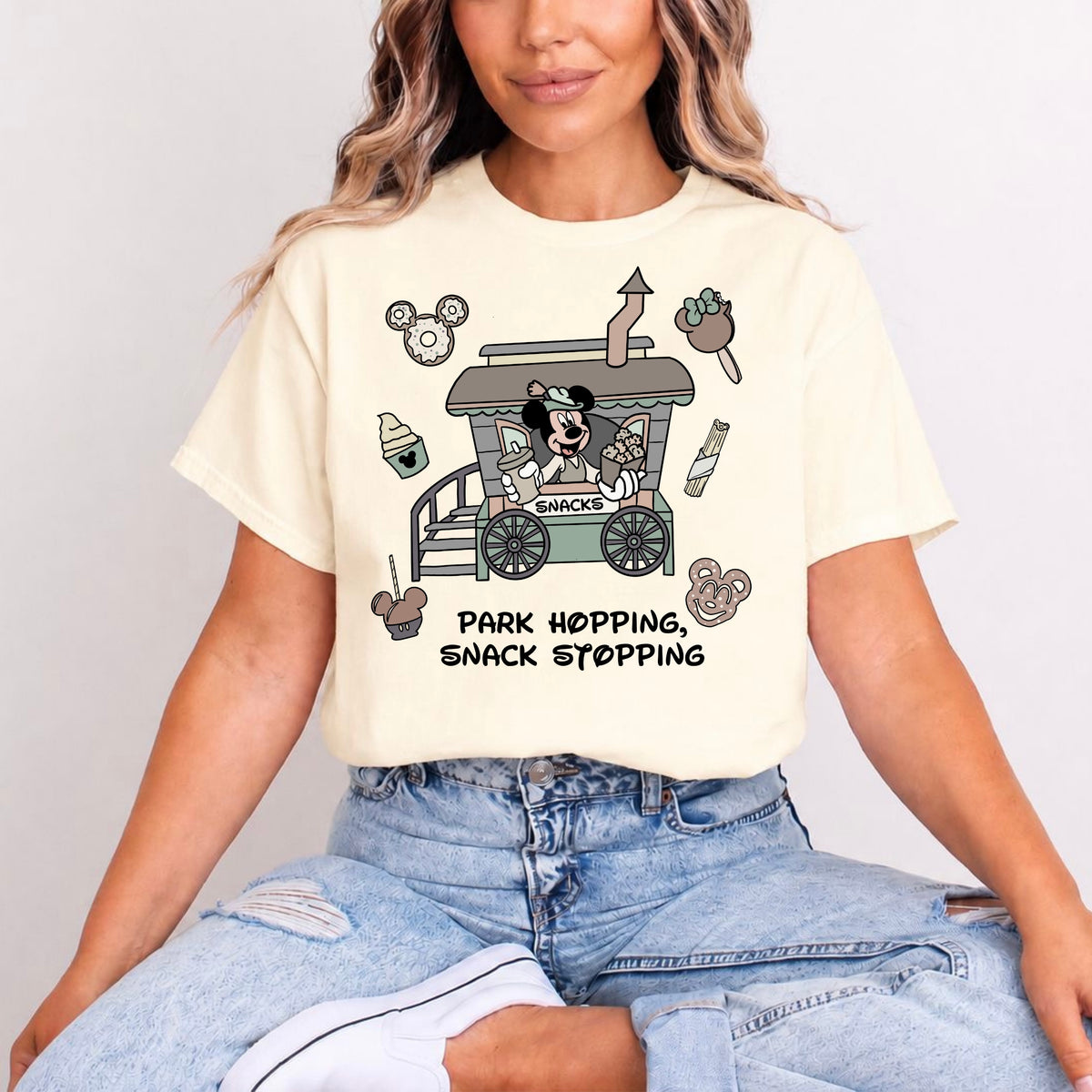 MICKEY MOUSE PARK HOPPING SNACKS T.SHIRT Design No. 55