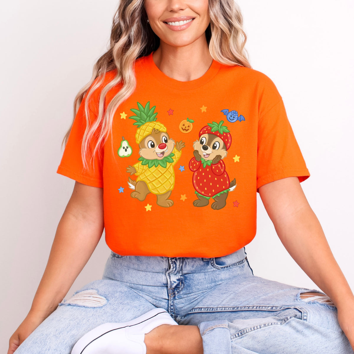 CHIP & DALE HALLOWEEN FUN T.SHIRT Design No. 65