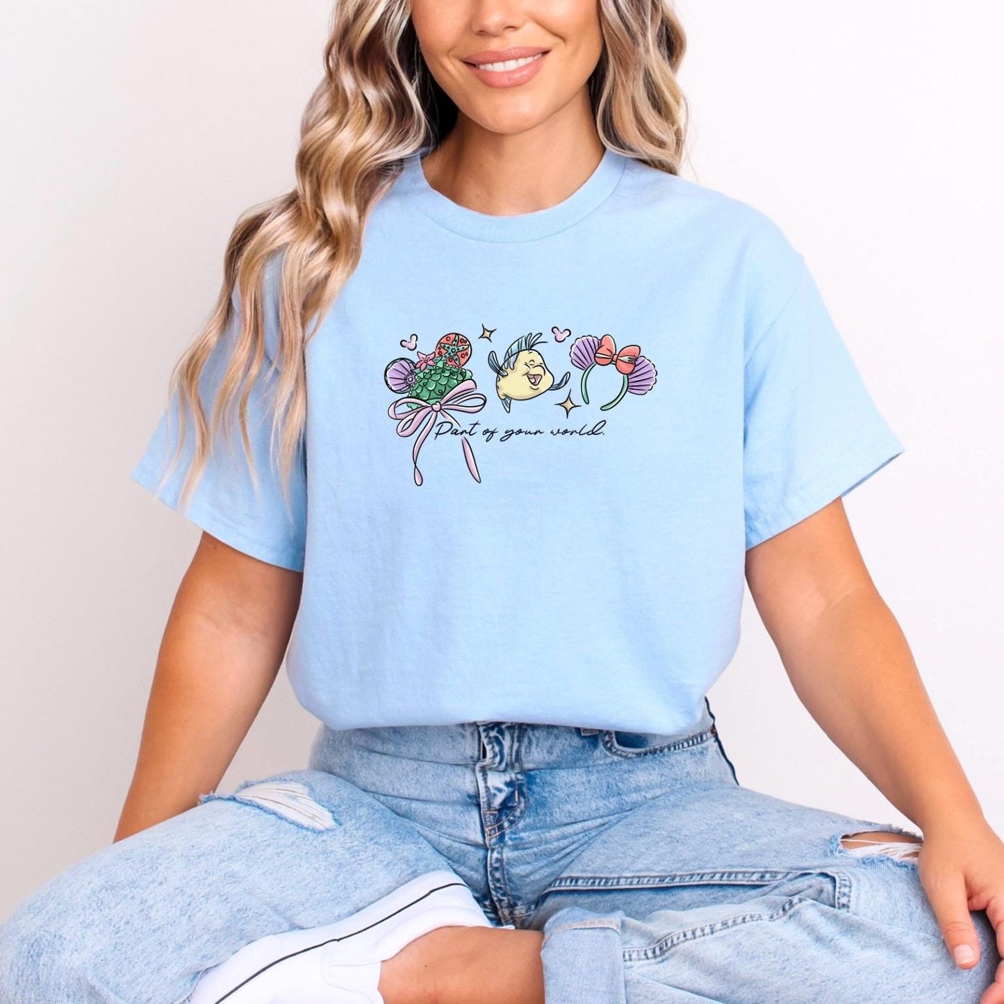 Little Mermaid Ariel Flounder Ear Series Collection