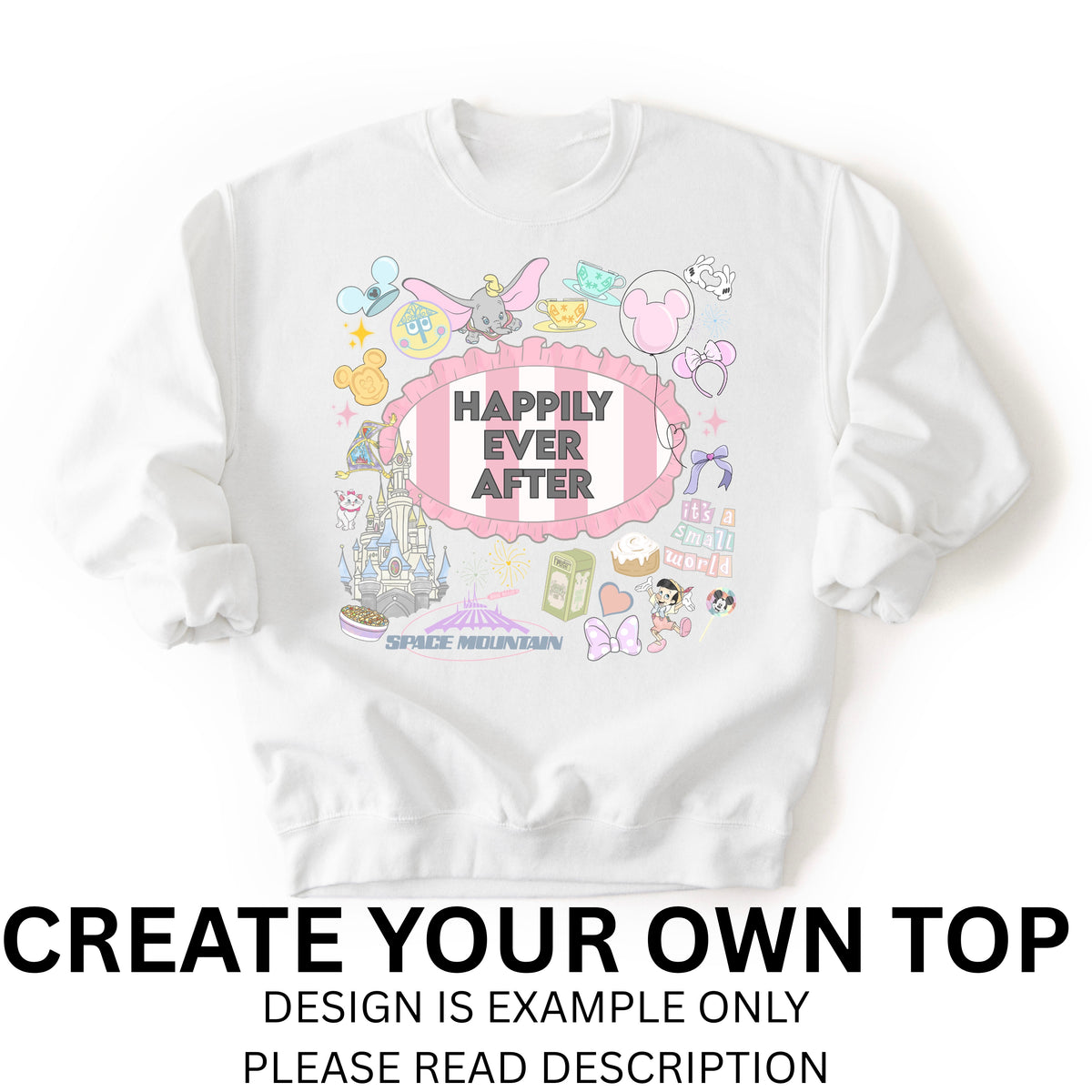 CREATE YOUR OWN SWEATSHIRT
