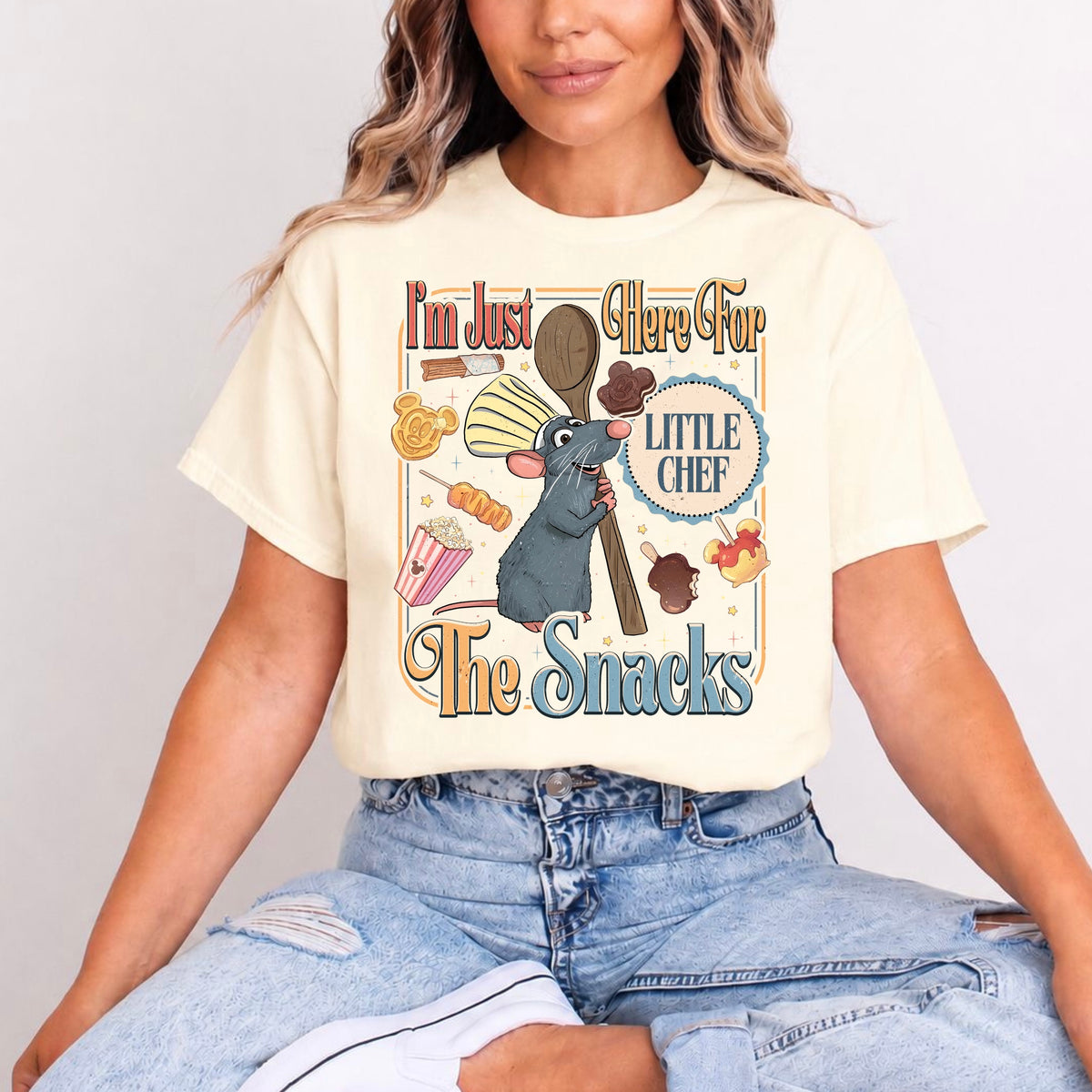 REMY JUST HERE FOR THE SNACKS T.SHIRT