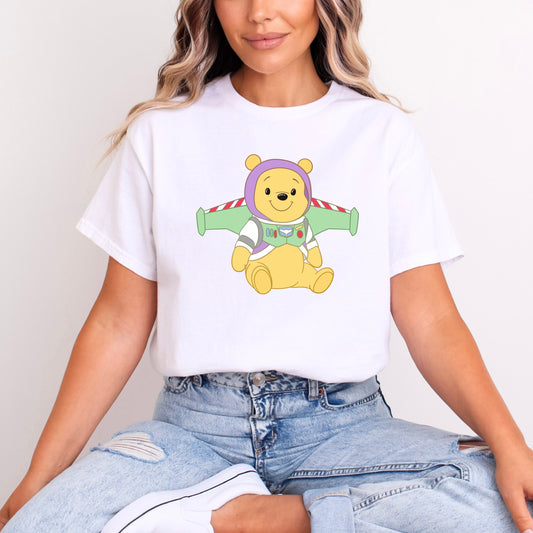 WINNIE/BUZZ TOY STORY CROSSOVER T.SHIRT Design No. 70
