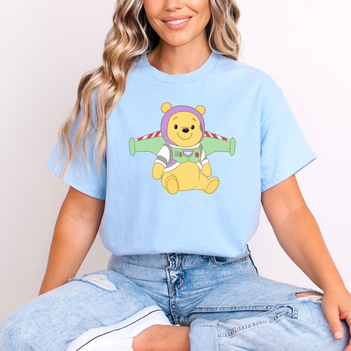 WINNIE/BUZZ TOY STORY CROSSOVER T.SHIRT Design No. 70