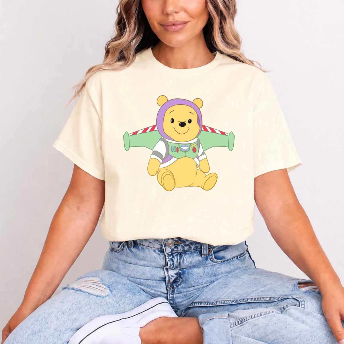 WINNIE/BUZZ TOY STORY CROSSOVER T.SHIRT Design No. 70