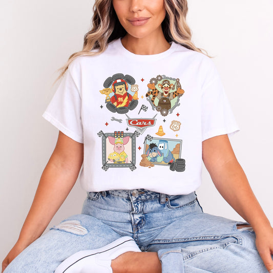 CARS WINNIE AND FRIENDS CROSSOVER T.SHIRT Design No. 73