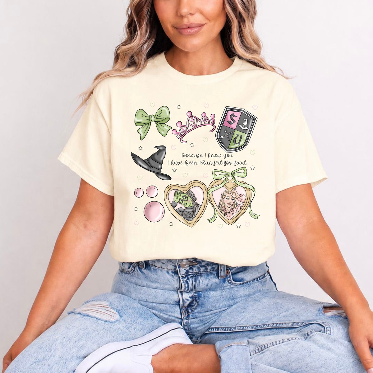 WICKED GLINDA AND ALPHABA T.SHIRT Design No. 58