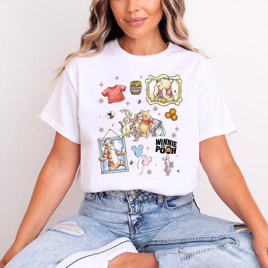 WINNE AND FRIENDS FRAMES T.SHIRT Design No. 93