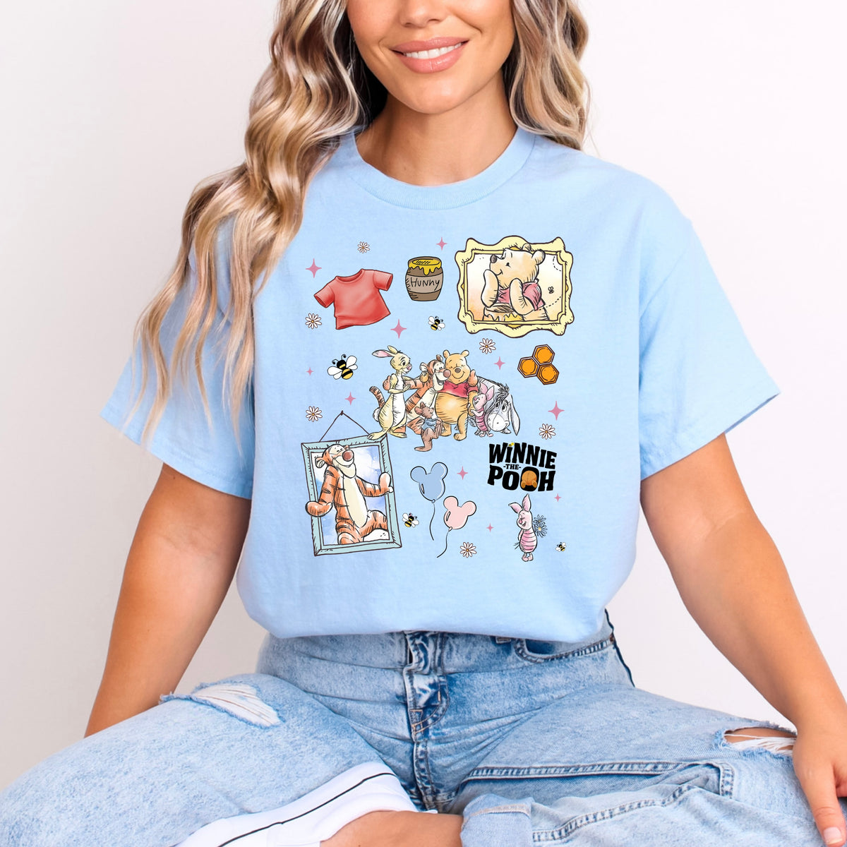 WINNE AND FRIENDS FRAMES T.SHIRT Design No. 93