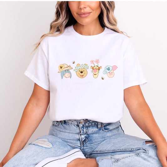 WINNIE FLOWER FRIENDS T.SHIRT