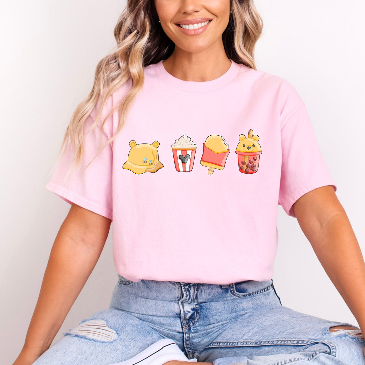 WINNIE THE POOH SUMMER SNACKS T.SHIRT Design No. 95