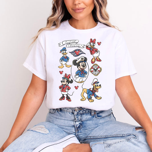CRUISE MICKEY AND PALS T.SHIRT