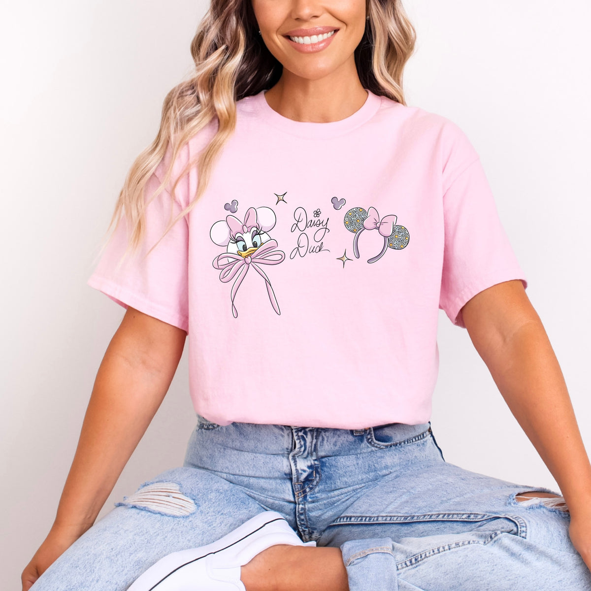 DAISY DUCK T.SHIRT EAR SERIES T.SHIRT