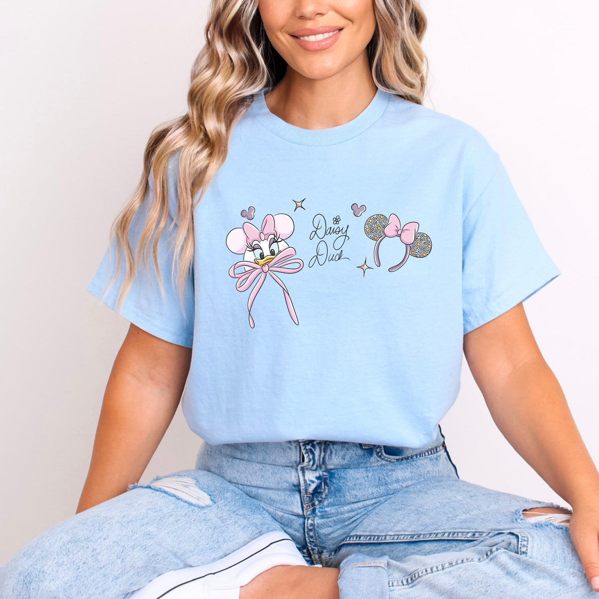 DAISY DUCK T.SHIRT EAR SERIES T.SHIRT