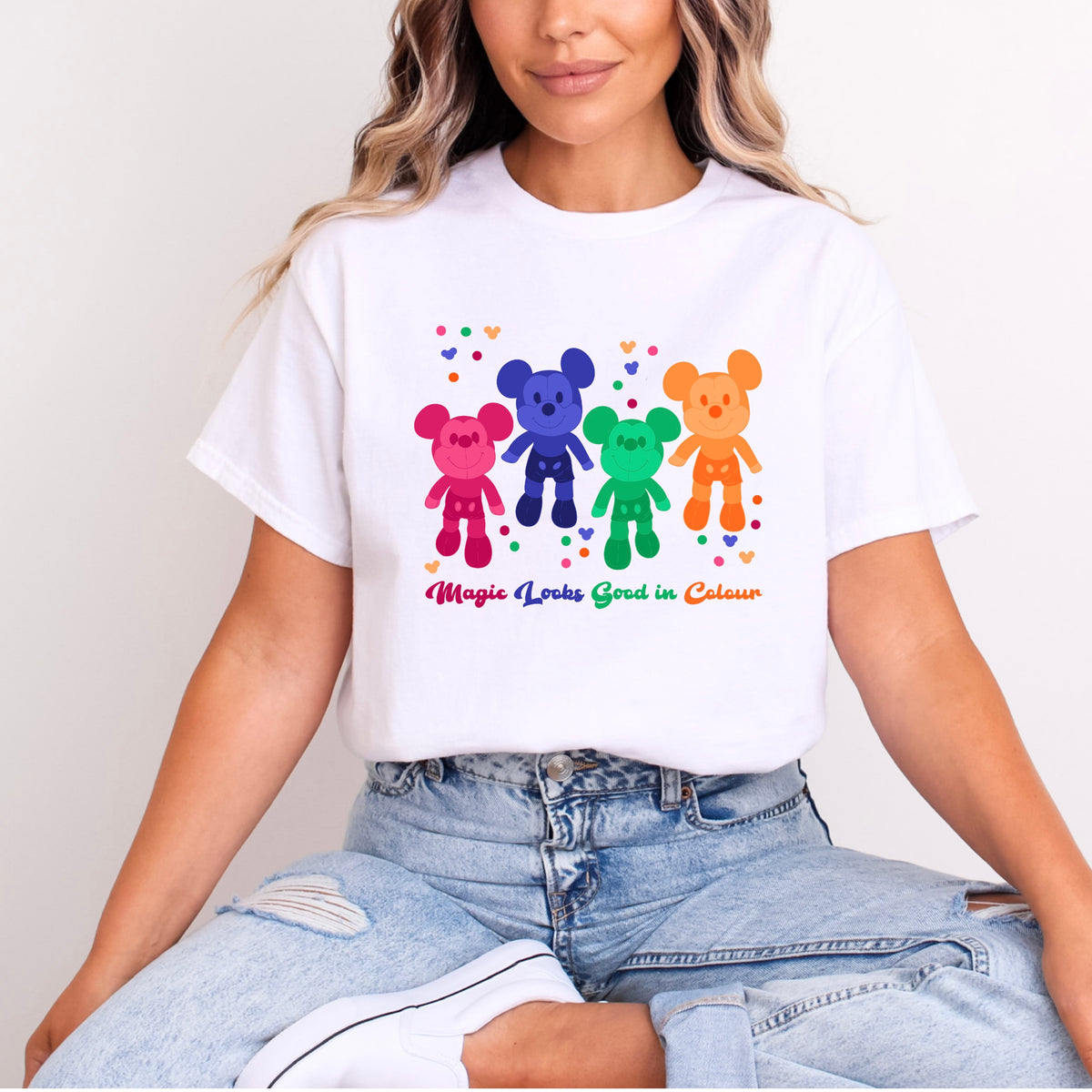 MICKEY MAGIC LOOKS GOOD IN COLOUR T.SHIRT Design No. 53