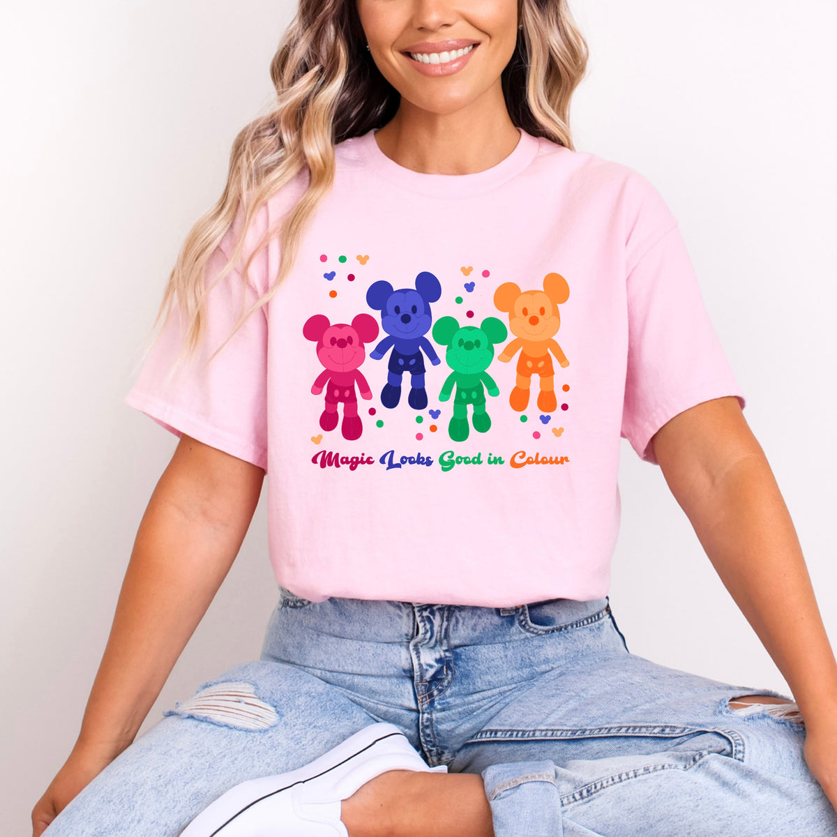 MICKEY MAGIC LOOKS GOOD IN COLOUR T.SHIRT Design No. 53