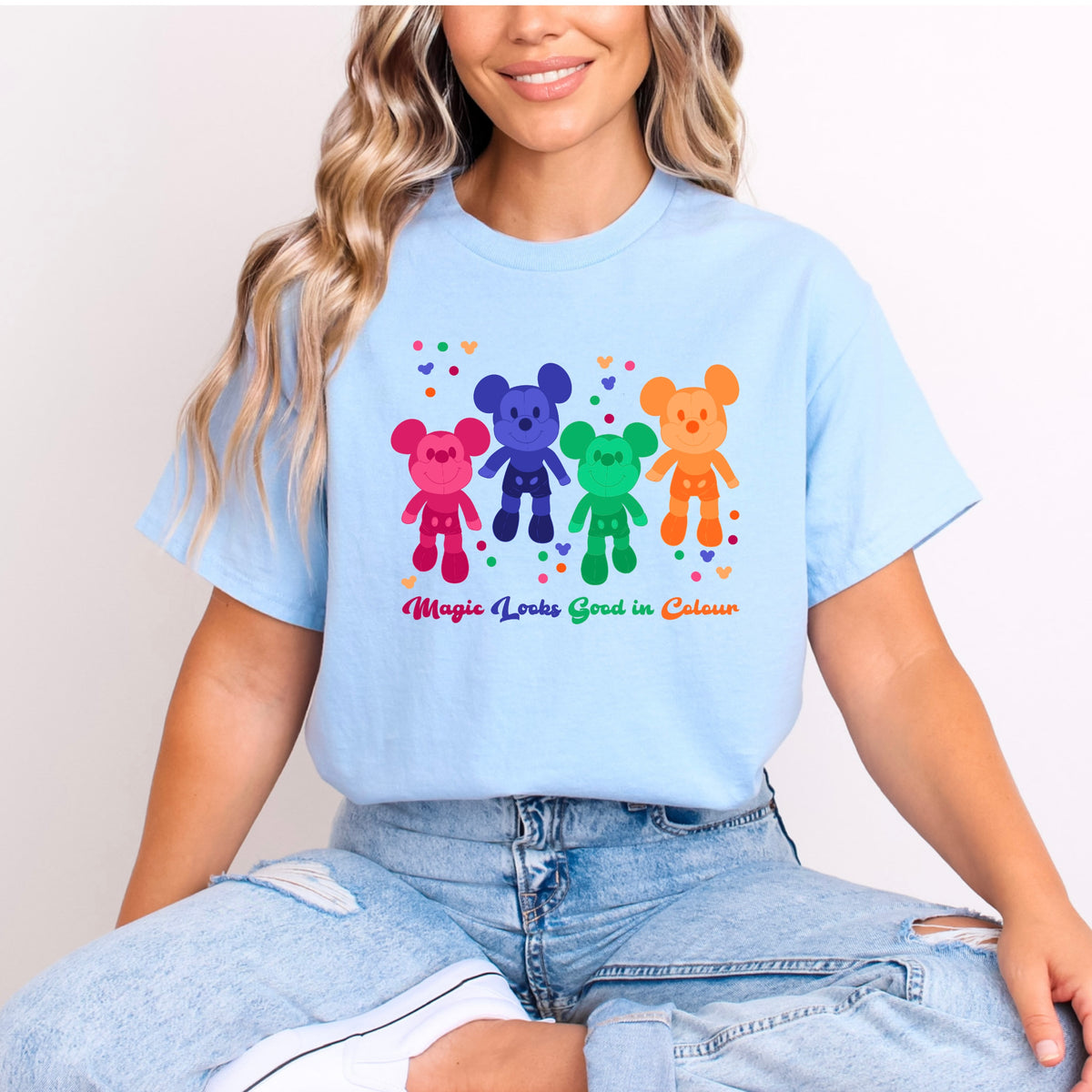 MICKEY MAGIC LOOKS GOOD IN COLOUR T.SHIRT Design No. 53