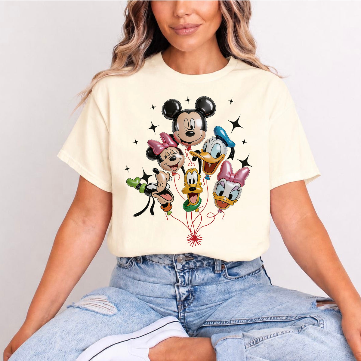 MICKEY AND PALS BALLOONS T.SHIRT