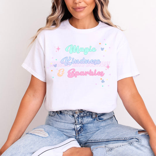 MAGIC, KINDNESS & SPARKLES T.SHIRT