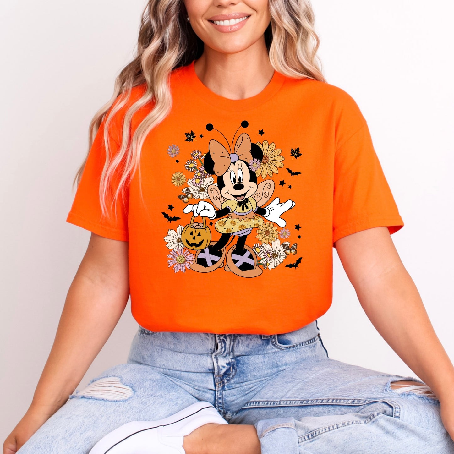 MINNIE MOUSE BUTTERFLY HALLOWEEN PUMPKIN