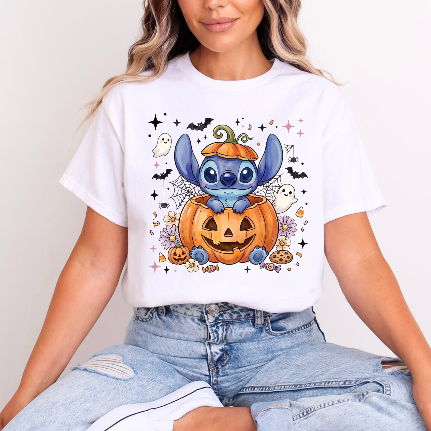 STITCH PUMPKIN HALLOWEEN