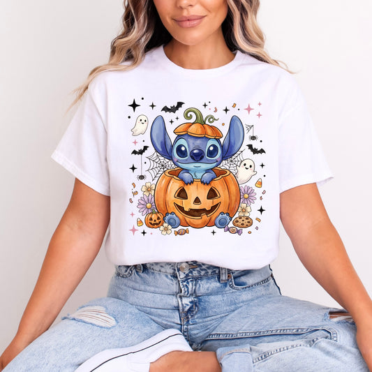 STITCH PUMPKIN HALLOWEEN