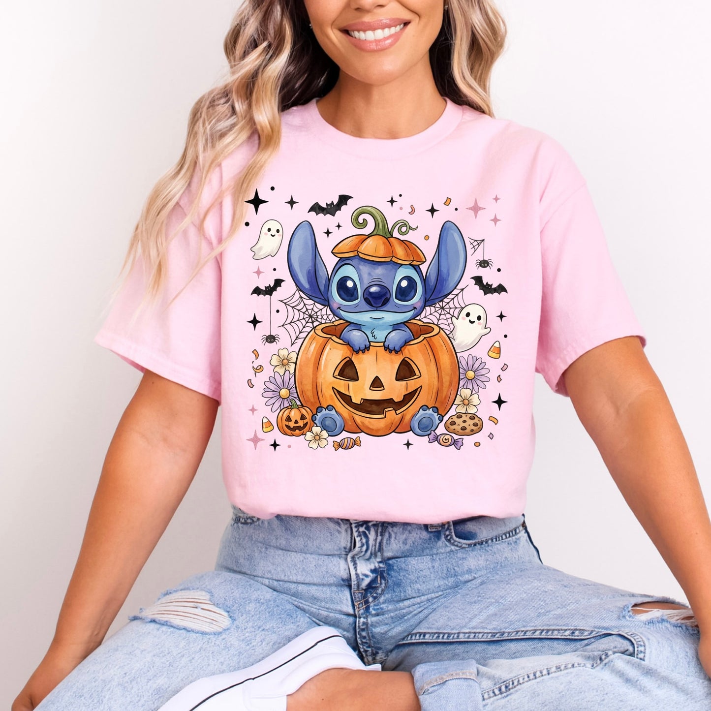 STITCH PUMPKIN HALLOWEEN