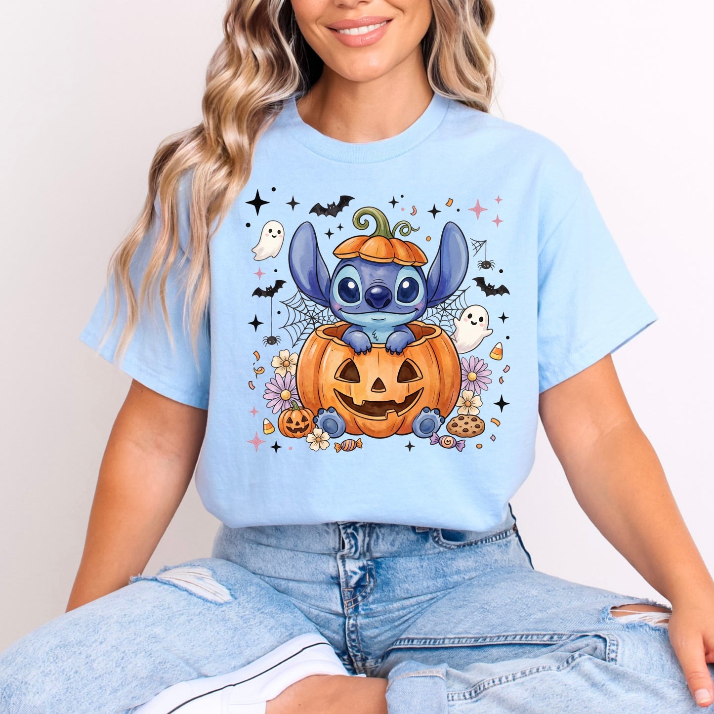 STITCH PUMPKIN HALLOWEEN