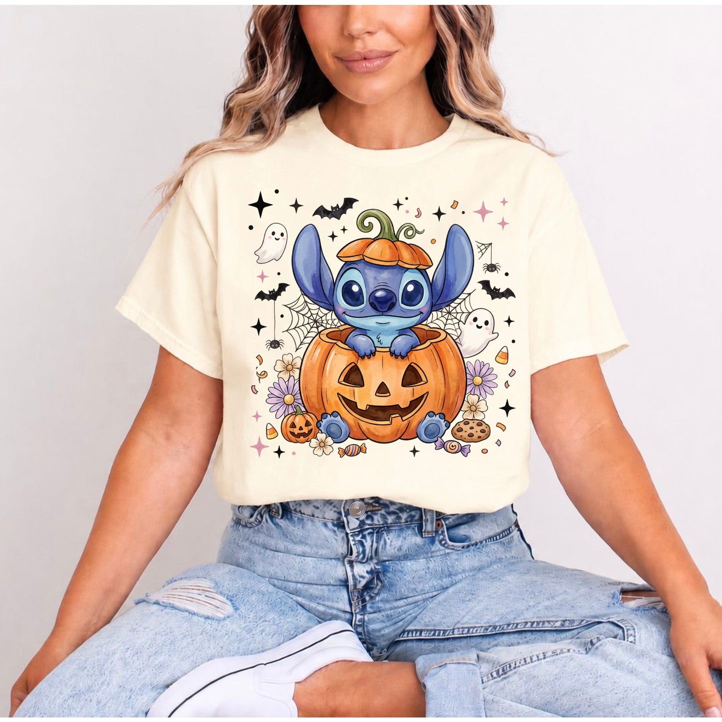 STITCH PUMPKIN HALLOWEEN