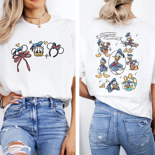 DONALD DUCK DOUBLE SIDED T.SHIRT