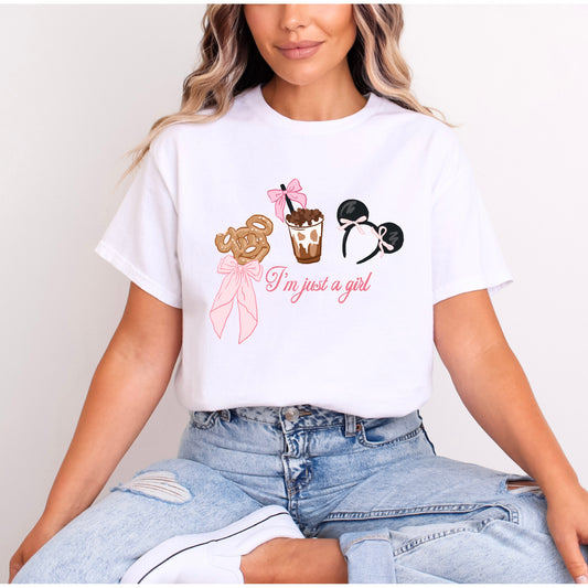 I'M JUST A GIRL T.SHIRT