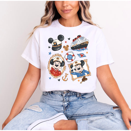 DISNEY CRUISE MINNIE AND MICKEY WAFFLES T.SHIRT