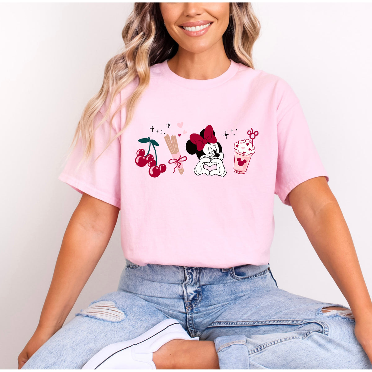 MINNIE CHERRY LOVE T.SHIRT Design No. 125