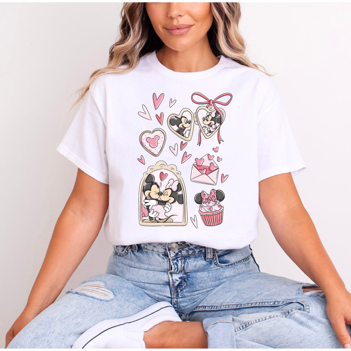 MINNIE AND MICKEY SWEETHEARTS T.SHIRT