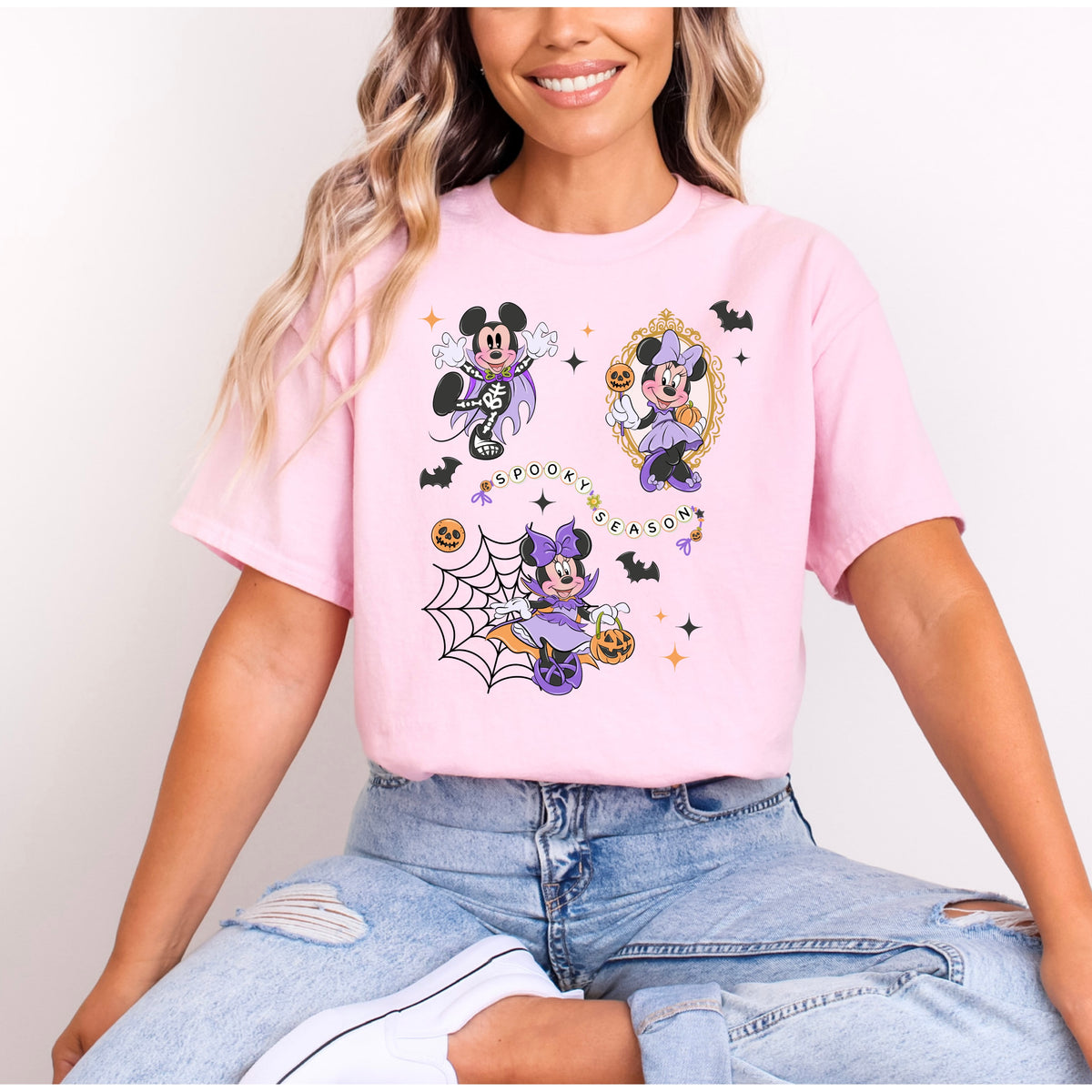 MICKEY AND MINNIE SPOOKY SEASON T.SHIRT Design No. 143