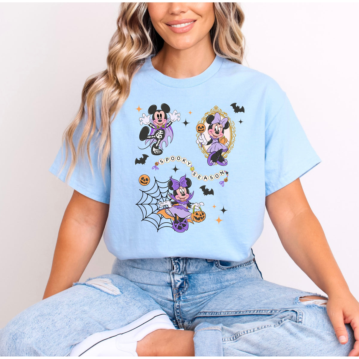 MICKEY AND MINNIE SPOOKY SEASON T.SHIRT Design No. 143