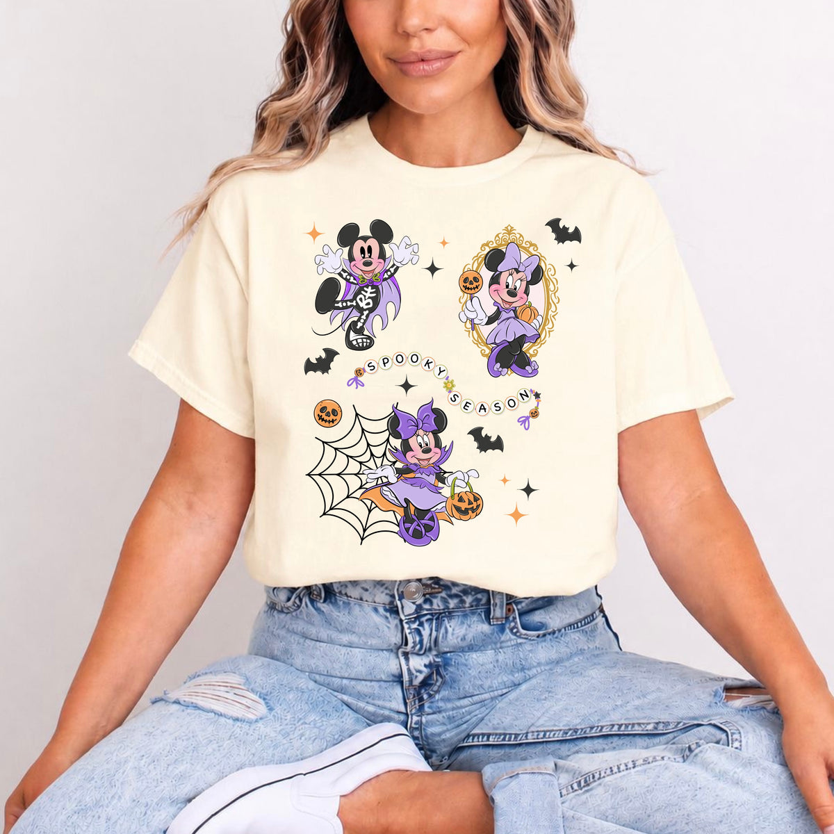 MICKEY AND MINNIE SPOOKY SEASON T.SHIRT Design No. 143