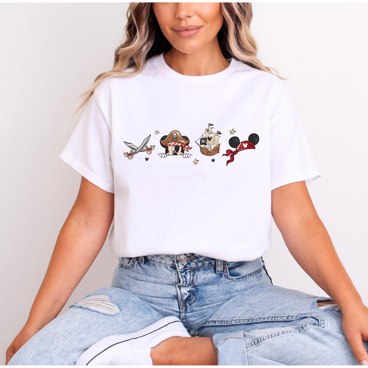 PIRATES LIFE MICKEY PIRATE HAT T.SHIRT