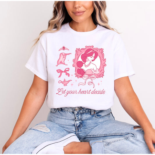 PRINCESS JASMINE PRETTY PINK T.SHIRT
