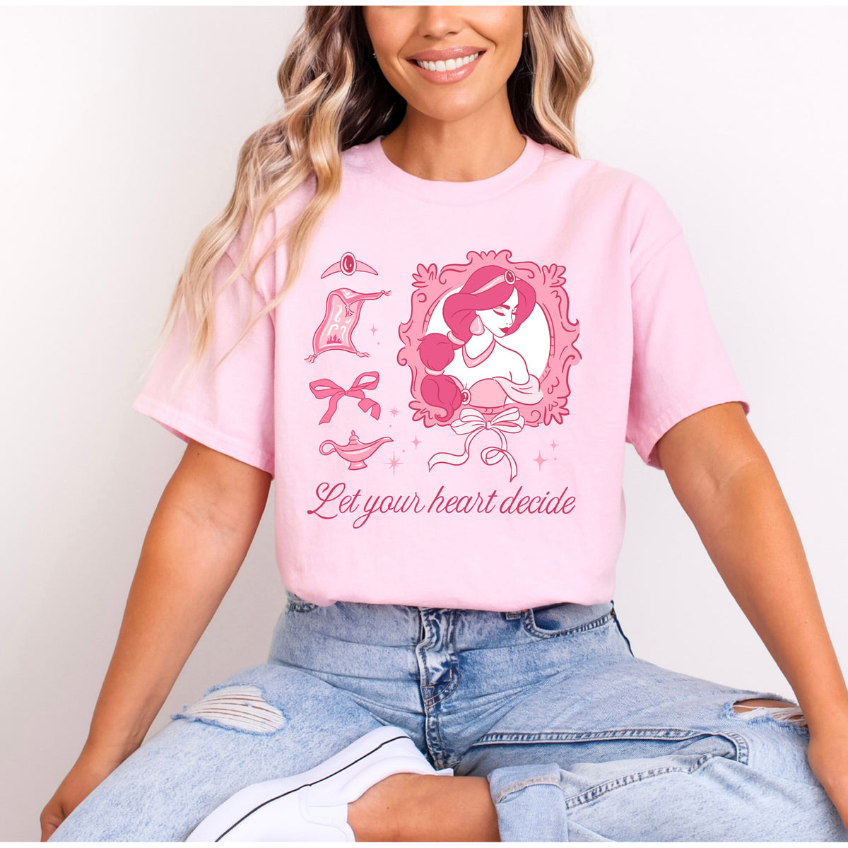 PRINCESS JASMINE PRETTY PINK T.SHIRT