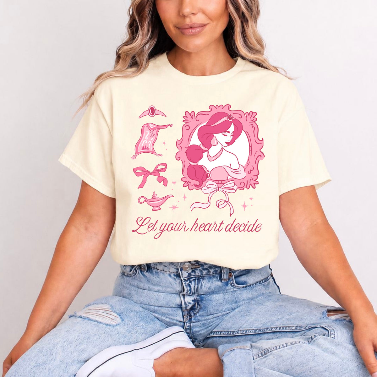 PRINCESS JASMINE PRETTY PINK T.SHIRT