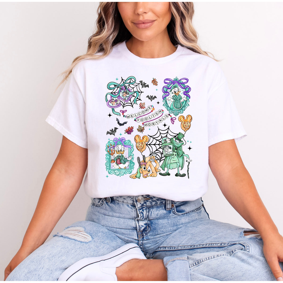 WELCOME FOOLISH MORTALS MAGICAL LOCKET T.SHIRT